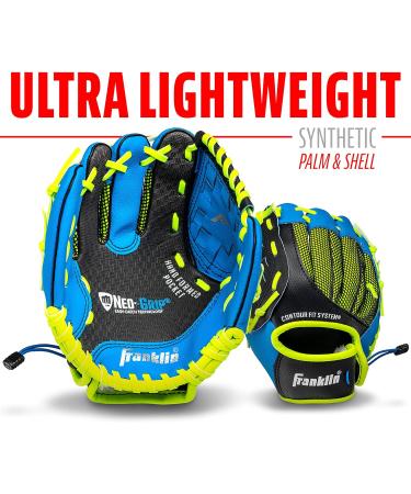 Franklin Sports Teeball Glove - Youth Left & Right-Handed Fielding Gloves - Neo-Grip Synthetic Leather - 22.9 cm - Ready to Play - Buy Online on GoSupps.com