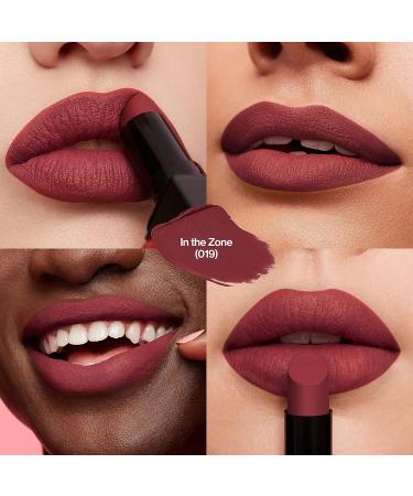 REVLON ColorStay Suede Ink Lipstick | Waterproof & Smudgeproof Matte Color 019 In the Zone - Built-in Primer & Vitamin E Infusion (Pack of 1) - Buy Online on GoSupps.com