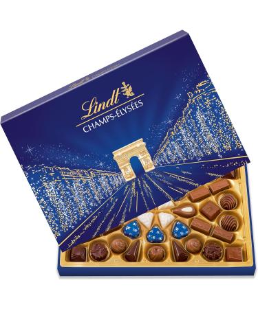 Lindt - Assorted CHAMPS- LYS ES Box - Assorted Milk Chocolates Black and White - Pralines Crispy and Smooth - Ideal for Chr - Buy Online on GoSupps.com