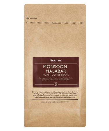 Booths Monsoon Malabar Roast Coffee Beans 227g