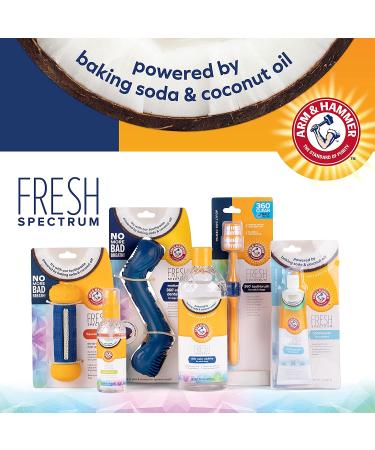Arm & Hammer Spectrum 360 Dog Toothbrush for Small Dogs & Puppies | Break Down Plaque & Tartar | Toothpaste for Adult Dogs - Buy Online on GoSupps.com