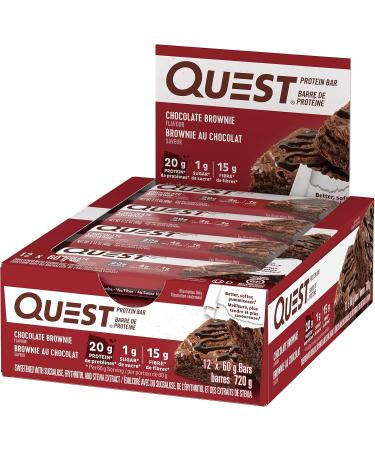  Quest Quest Nutrition Chocolate Brownie Bar 12 per Box 1 Unit - Buy Online on GoSupps.com
