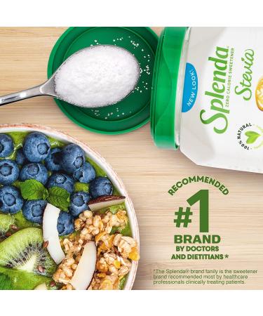 SPLENDA Naturals Stevia Zero Calorie Sweetener - 19oz Jar - Buy Online on GoSupps.com