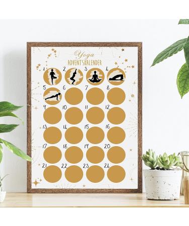 Buy A3 Scratch Advent Calendar | Unique Yoga HELL Christmas Countdown - Buy Online on GoSupps.com