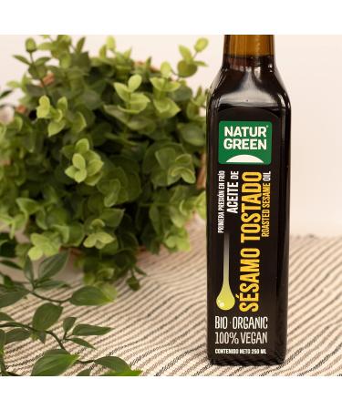 Buy Organic Toasted Sesame Oil 250ml - Premium Quality International Shipping - Buy Online on GoSupps.com