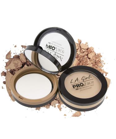 L.A. Girl Pro Face HD Matte Pressed Powder Creamy Natural 0.25oz (Pack of 3) - GPP604 - Buy Online on GoSupps.com