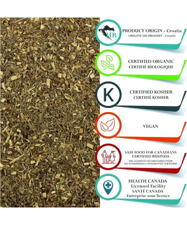 Foothills Naturals Wormwood Herb Cut and Sifted Organic - 8 Ounces / 227 Grams - Buy Online on GoSupps.com