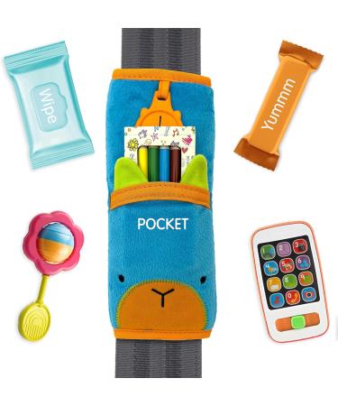 Trunki SnooziHedz Seat Belt Pads for Kids - Blue | Comfy Children's Seatbelt Cover for Car Seats and Pram - Buy Online on GoSupps.com