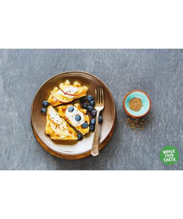 Wholefood Earth Organic Golden Linseed/Flaxseed 500g - Raw, Vegan, High Fibre, Protein - GMO Free - Certified Organic - 500g - Buy Online on GoSupps.com