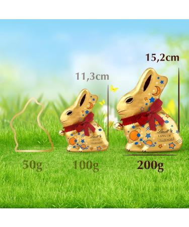 Lindt - Moulage LAPIN OR Edition Solidaire - Chocolat au Lait - Id al pour P ques 200g Lait Solidaire - Buy Online on GoSupps.com