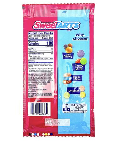 Sweet Tarts Ropes Variety Pack - Tangy Strawberry, Cherry Punch, Watermelon Berry Collision | Set of 3 - Buy Online on GoSupps.com