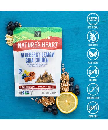 Nature's Heart Keto Mixed Nuts Snack - Blueberry Lemon  3-Pack | Healthy Protein Snack - Buy Online on GoSupps.com
