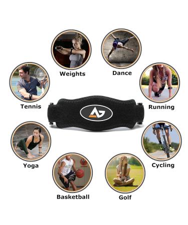 AetherGear Tennis Elbow Brace (2 Pack) for Tendonitis & Forearm Support - Compression Pad, Strap Wrap for Tennis & Golfers Elbow - Bursitis Brace for Men and Women - Buy Online on GoSupps.com