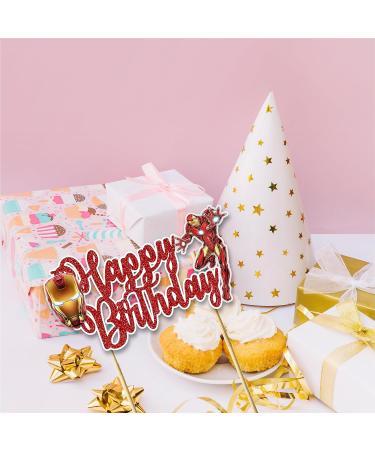 Seyal Irn Man Happy Birthday Cake Topper - Buy Online on GoSupps.com