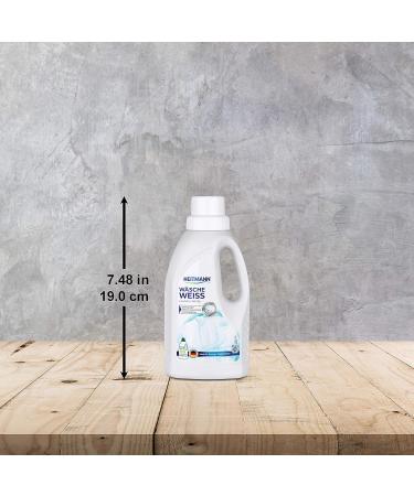 Heitmann Laundry White Liquid - 500ml Gray Laundry Power Amplifier Detergent | Brightens Whites | International Shipping - Buy Online on GoSupps.com