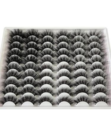 Newcally Fluffy Wispy 20MM 5D Volume Fake Eyelashes - 6 Styles - 30 Pairs Bulk Pack - Buy Online on GoSupps.com