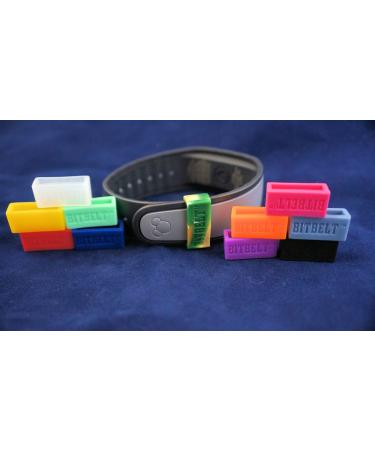 Bitbelt 12 pack (one of every color, 3 that glow in the dark!) Protect your Fitbit Charge, Fitbit Charge HR, Garmin Vivofit, or Disney MagicBand with Bitbelt. We invented the secondary safety clasp.