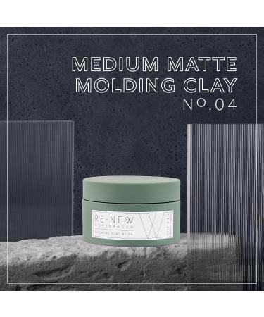 Re-New Copenhagen Molding Clay Hairwax 100ml | Vegan Unisex Hair Styling Wax for Texture & Matte Finish | Best Hair Wax for Men - Buy Online on GoSupps.com