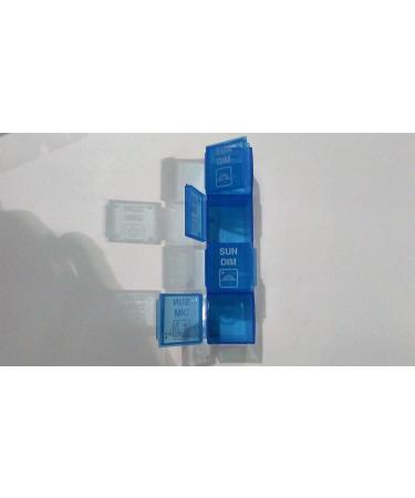 Weekly 1-Day-at-A-Time Medication Organizer - Four-A-Day Pill Dispenser for Easy Medication Management | International Shipping Available - Buy Online on GoSupps.com