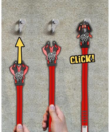 Buy Kong Prog Automatic Carabiner with Strap - Red/Black 30 cm | International Shipping Available - Buy Online on GoSupps.com