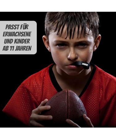 ATARIO Mouth Protection - Perfect Hold Boxing & Martial Arts Mouthguard BPA-Free with Transport Box - Kickboxing Muay Thai MMA Football - Black - Buy Online on GoSupps.com