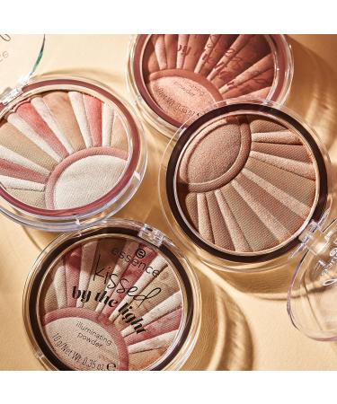 essence Kissed By The Light Face Illuminating Powder | 3-in-1 Highlighter, Bronzer & Blush | Vegan, Cruelty-Free & Gluten-Free | Compact Multi-Use Powder | Free From Oil, Fragrance, Parabens, Alcohol & More - Buy Online on GoSupps.com
