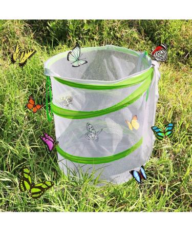 Butterfly Net Habitat Clear Butterfly Enclosures Mini Mesh Cage - butterfly cage for caterpillars Butterfly Enclosures for Indoors 6.3" x 7.9" Tall - Buy Online on GoSupps.com