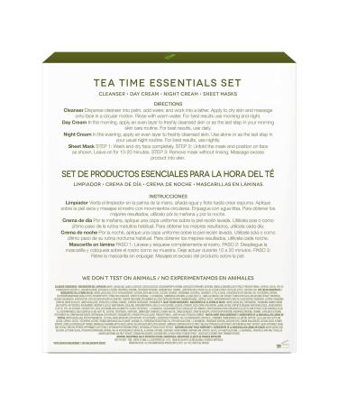 Shop Earth To Skin Tea Time Essentials Set - Natural Skincare for Glowing Skin | International Shipping Available - Buy Online on GoSupps.com