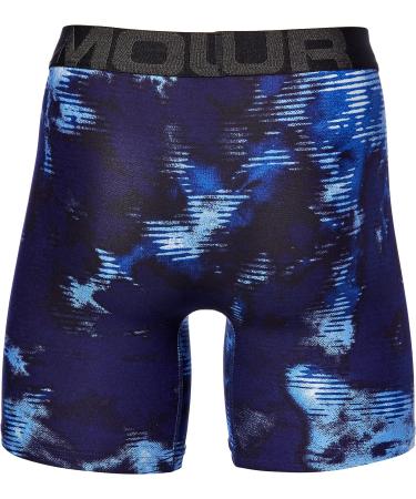 Under Armour Tech 6'' Boxerjock Single Navy/Jet Blue X-Large - Comfort and Performance - Buy Online on GoSupps.com