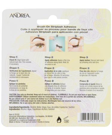 Andrea Brush On Lash Adhesive - Strong Hold Lash Glue for Perfect Lash Application - Buy Online on GoSupps.com