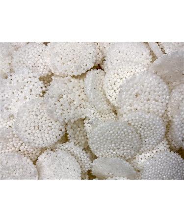 Navratri Special Food falahari Food vrat Fast Food| Veganic Sabudana Coin Papad Plain | Vrat/Fast Special Small Sago Fryums with Sendha Namak (Sabudana Coin Papad) - 500GM - Buy Online on GoSupps.com