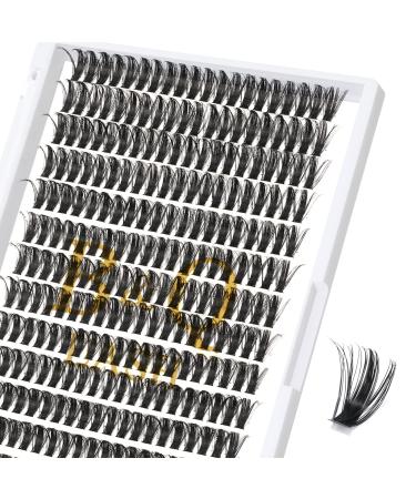 Cluster Lashes 50D-0.07D-11mm B&Q LASH Individual Lashes 280 Clusters False Eyelash 40D 50D Lash Clusters Extensions Individual Lashes Cluster DIY Eyelash Extensions at Home (50D-0.07D 11mm) 50D-0.07D-280PCS 11 mm