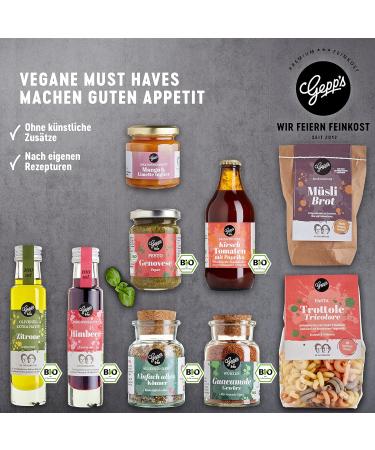 Gepp s Vegan Must-Have Set | Gourmet Pasta Organic Pesto Olive Oil & More | 100% Natural Delicacies - Ship Worldwide - Buy Online on GoSupps.com