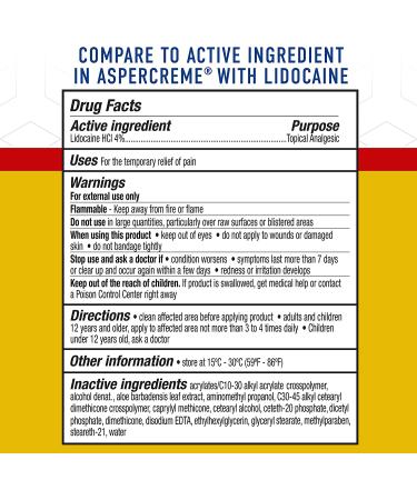 DCH Labs Maximum Strength Pain Relief Roll-on 4% Lidocaine - Numbs Nerve Pain Away - 2.5oz (2 Pack) - Buy Online on GoSupps.com
