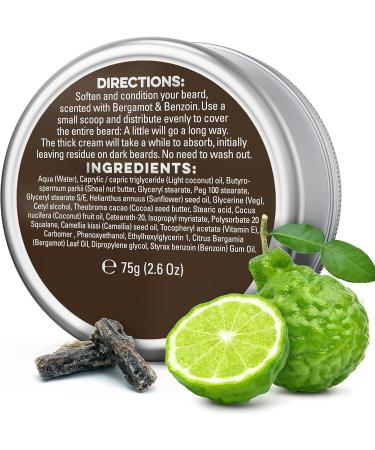 Gnarly Joe Triple-Whipped Cocoa & Shea Butter Beard Softener & Face Cream 75ml - Bergamot & Benzoin | Leave-In Overnight - Buy Online on GoSupps.com