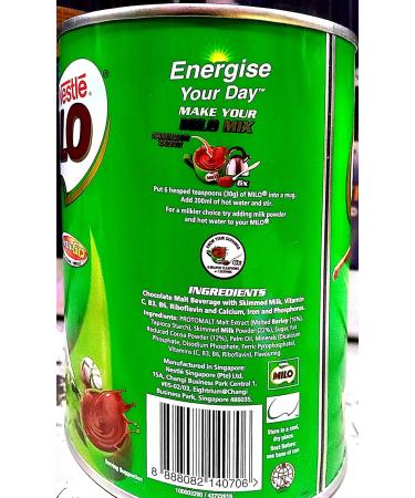  Milo Nestle Milo Energy Pack of 2 bottles of cocoa 400g - Buy Online on GoSupps.com