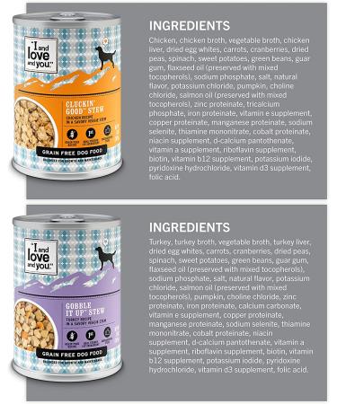 I and Love and You Naked Essentials Wet Dog Food Variety Pack - Grain-Free, Cage-Free, Free Range - 13oz (Pack of 6) - Large & Small Dogs - Buy Online on GoSupps.com
