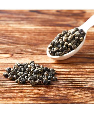 Tealyra - Imperial Jasmine Dragon Pearls - Loose Leaf Green Tea - Jasmine Green Tea with Pleasant Aroma and Tonic Effect - Best Chinese Green Tea - 400g (14-ounce) 400-gram - Buy Online on GoSupps.com