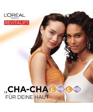 L'Oral Paris Revitalift Facial Care Set - Hyaluron & Vitamin C Serum for Radiant Skin - Moisture Care for All Skin Types - 2 x 30 ml - Buy Online on GoSupps.com