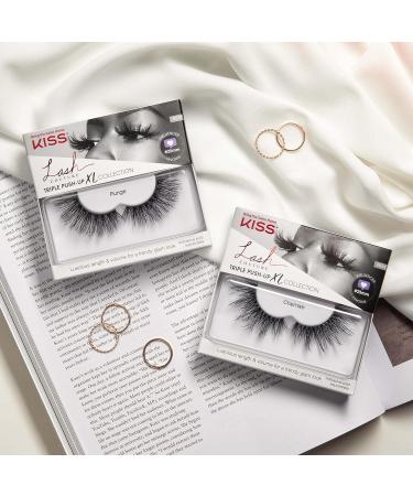 KISS Lash Couture Triple Push-Up False Eyelashes - Halloween 02 | Contact Lens Friendly Easy to Apply Reusable Strip Lashes | Shop Internationally - Buy Online on GoSupps.com