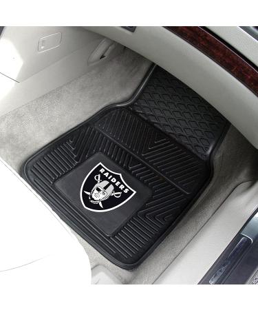 Fanmats 8774 Las Vegas Raiders Front Row Car Mat Set - Heavy Duty Vinyl, All Weather Protection, Universal Fit - Buy Online on GoSupps.com