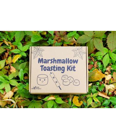 Marshmallow Toasting Kit with Chocolate Nutella For Valentines Day Camping Date Night Set Halloween Guy Fawkes Bonfire Night Xmas Christmas Complete Set with Long Skewers for BBQ Parties - Buy Online on GoSupps.com