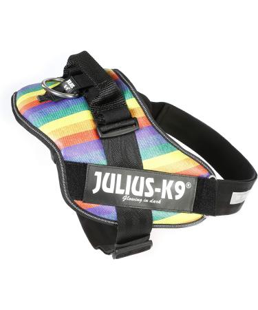 Buy IDC Powerharness 2XL/3 - Rainbow Faux Leather Dog Harness for Comfortable International Shipping - Buy Online on GoSupps.com