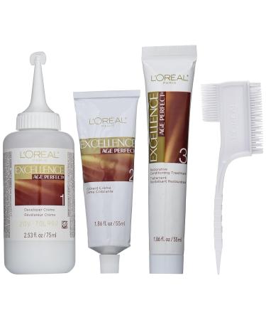 L'Oreal Paris Excellence Age Perfect 6N Light Soft Golden Brown - Layered Tone Color - Buy Online on GoSupps.com