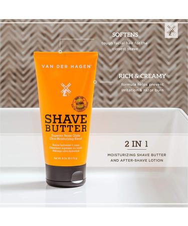 Van Der Hagen Shave Butter Mango - 6 oz - Smoothest Shave Experience - Buy Online on GoSupps.com