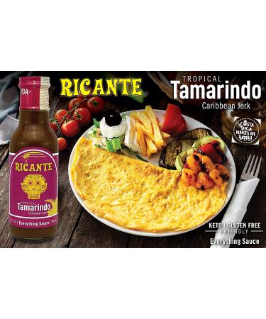 Ricante Tropical Tamarindo Caribbean Jerk Everything Sauce 12oz - Keto, Gluten & Whole 30 Friendly - Buy Online on GoSupps.com
