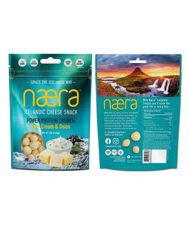 Naera Icelandic Cheese and Strawberry Skyr Crunch Snacks - 3 Flavor Variety Pack (3x 2.98 Oz) - Gluten Free Protein Snacks for Adults and Kids - Buy Online on GoSupps.com