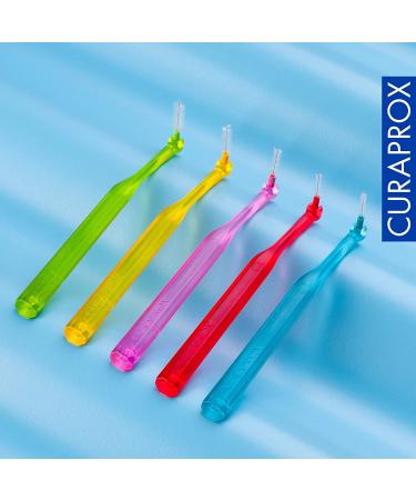 Curaprox CPS 06 Prime Plus Red Interdental Brushes - Set of 5 with Holder UHS 451 | 2.2mm Effectiveness - Buy Online on GoSupps.com