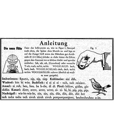 Ederna 5X White Bird Whistle | Nightingale Flutes - Imitate Bird Voices - Perfect for Bird Lovers - Buy Online on GoSupps.com