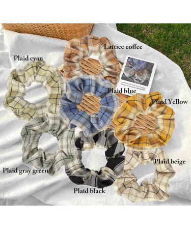 ZdycgTime 7-Piece Flower-Shaped Elastic Hair Bands - Curly Hair Accessories for Women - Soft Rubber Ponytail Holders - Buy Online on GoSupps.com